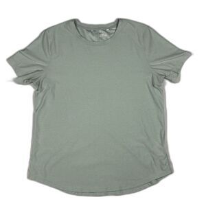 DSG Dick's Sporting Goods Activewear Tee Shirt Sage Mint Green Medium Flaw AS-IS